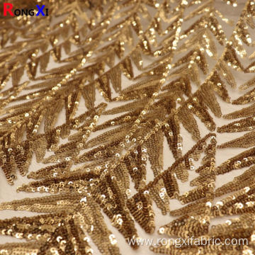 New Design Sequin Stretch Fabric With High Quality